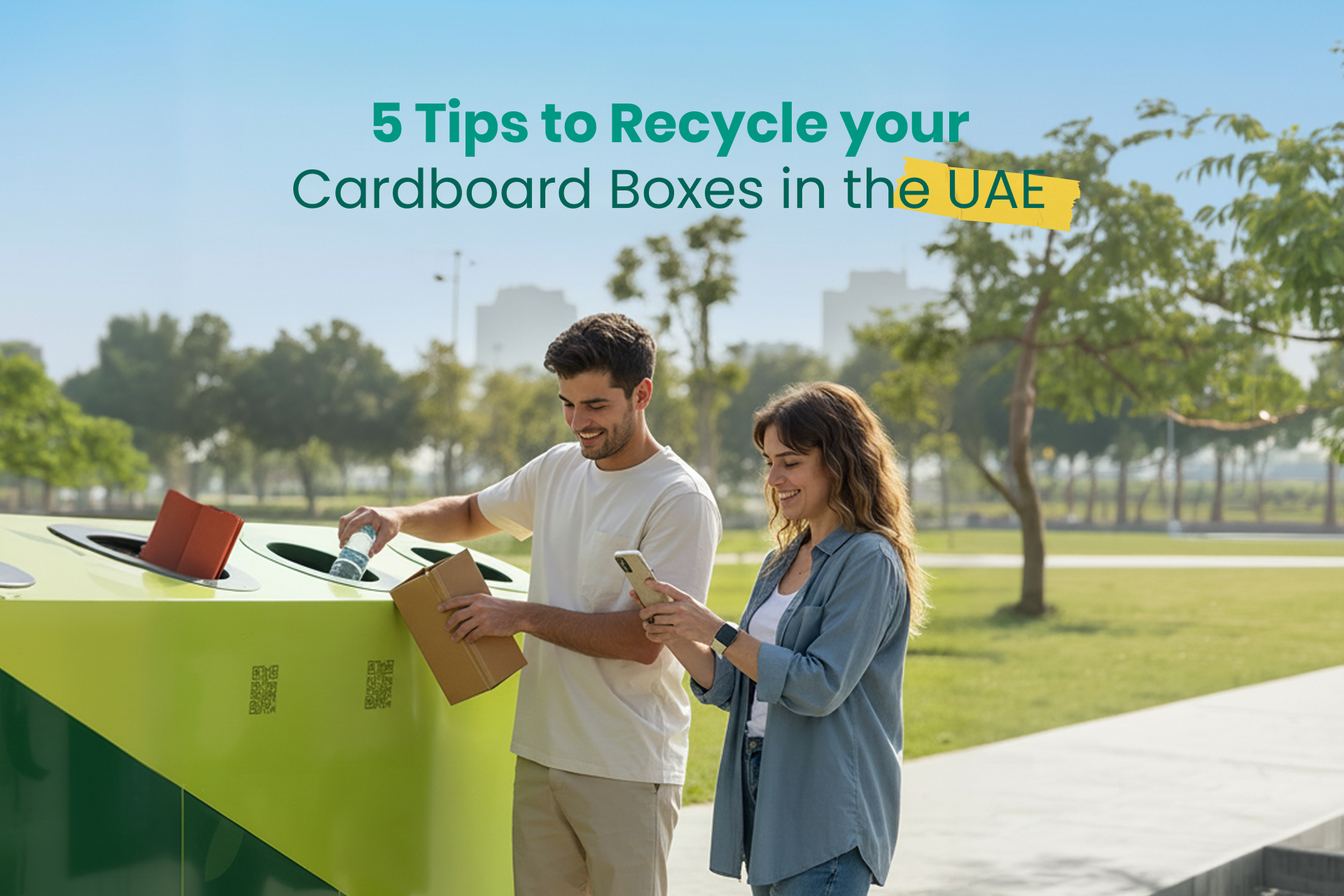5 Tips to Recycle your Cardboard Boxes in the UAE