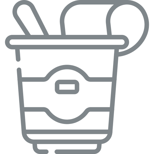 Yoghurt & soup pots (PP)