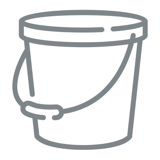 PP white buckets