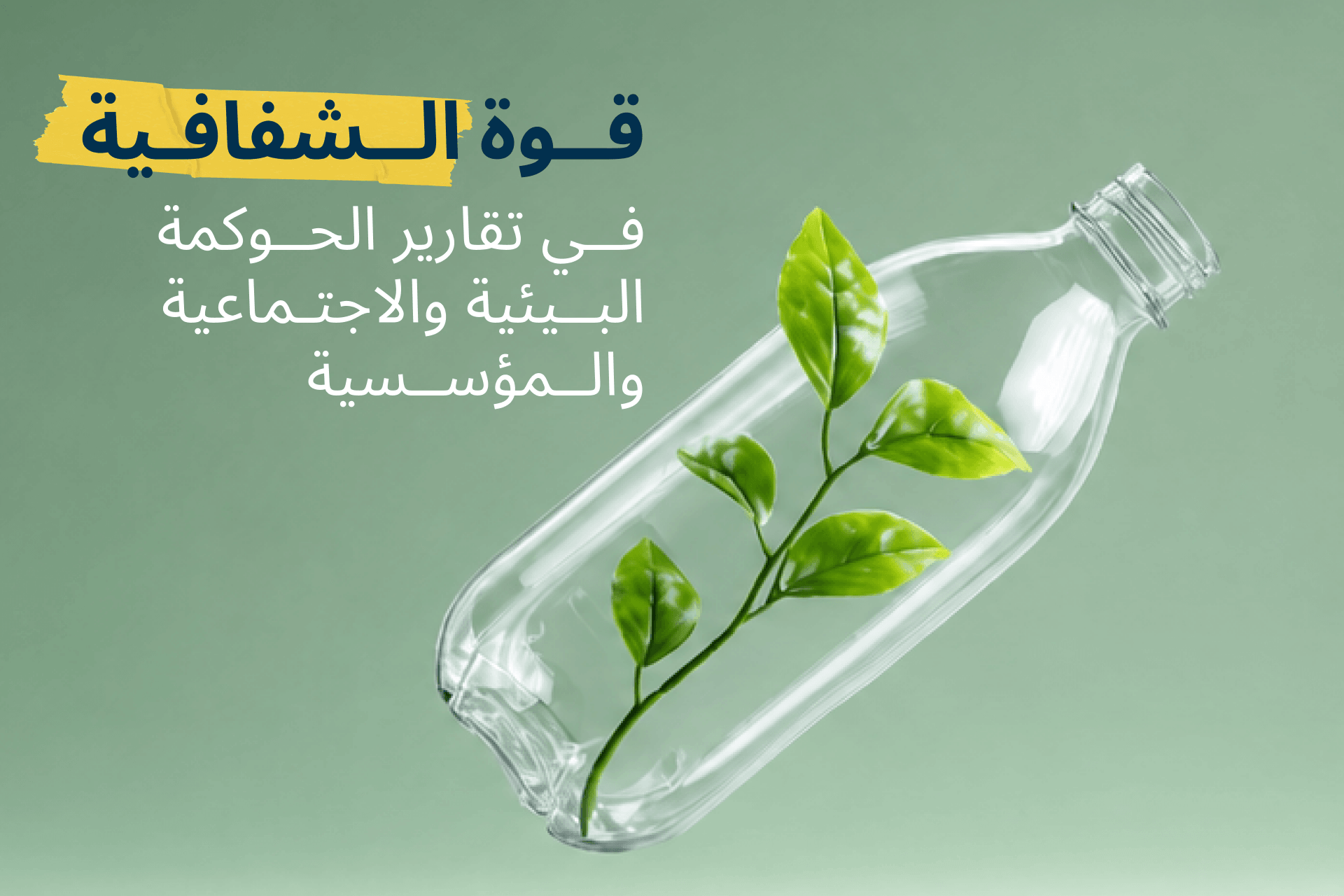 قوة الشفافية في تقارير الحوكمة البيئية والاجتماعية والمؤسسية